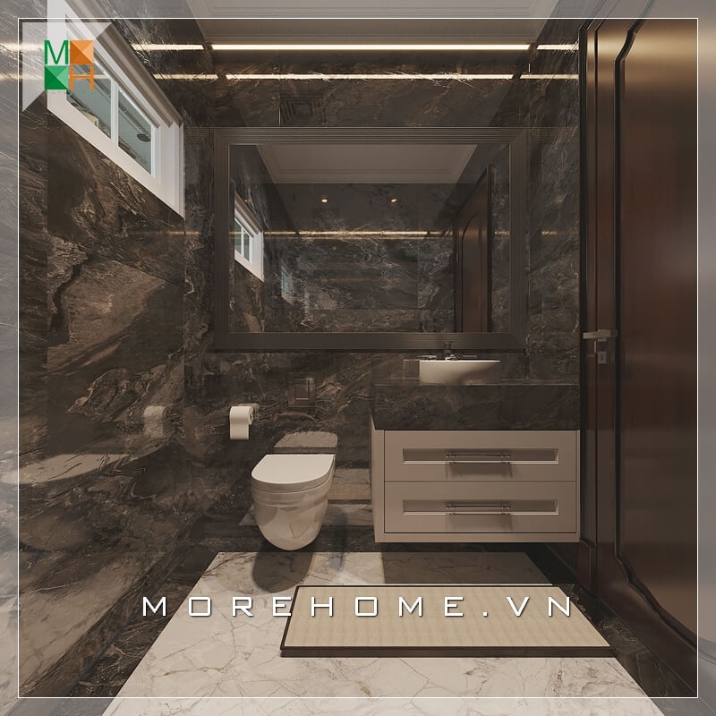 Thiết kế phòng tắm biệt thự